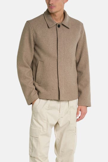 JACK & JONES Übergangsjacke hellbraun