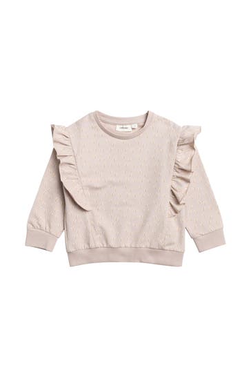 LIL' ATELIER Sweatshirt 'Sage' beige gemustert