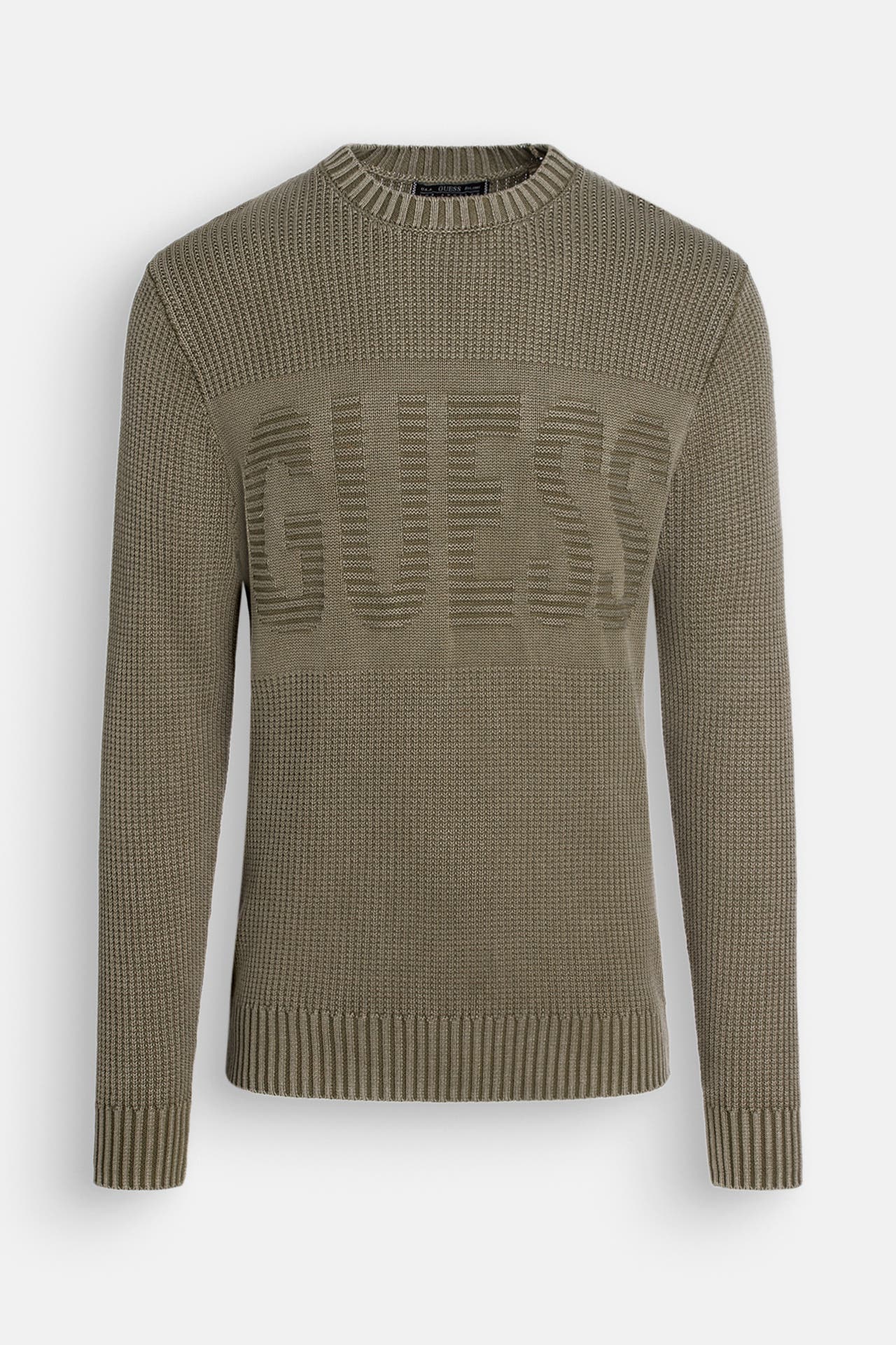 GUESS Strickpullover graugrün, Bild 1