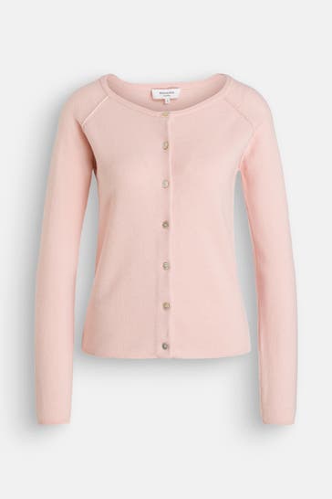 ROSEMUNDE Kaschmirmix-Cardigan 'Laica' rosé