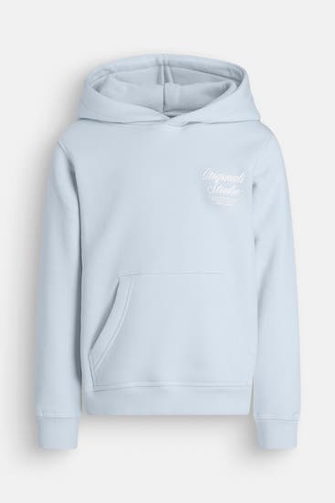 JACK & JONES - Hoodie hellblau
