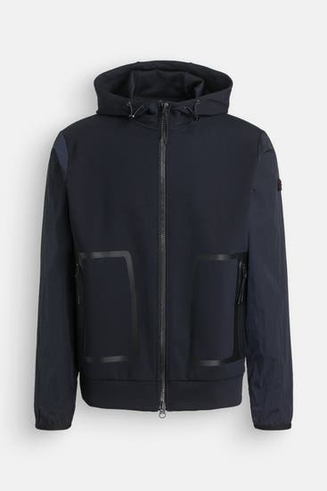 PEUTEREY - Hybrid-Sweatjacke 'Knob' navy