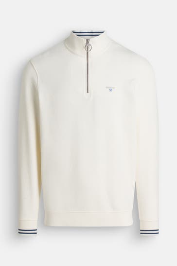BARBOUR Sweat-Troyer ecru