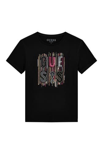 GUESS T-Shirt schwarz