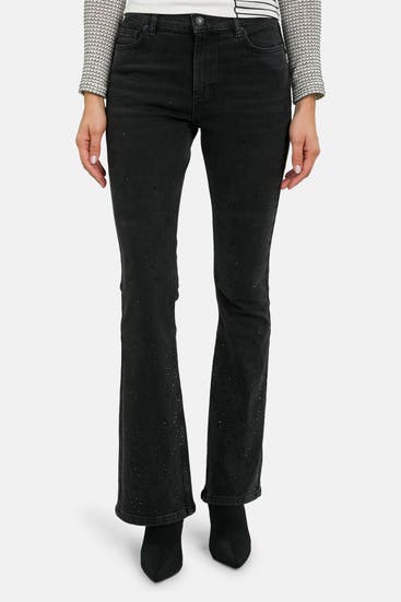 DESIGUAL - Jeans schwarz flared