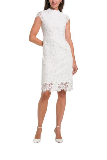 IVY OAK Spitzenkleid weiß