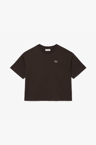 LACOSTE T-Shirt dunkelbraun