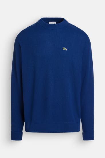 LACOSTE - Wollpullover dunkelblau