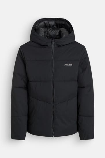JACK & JONES Steppjacke 'Brady' schwarz