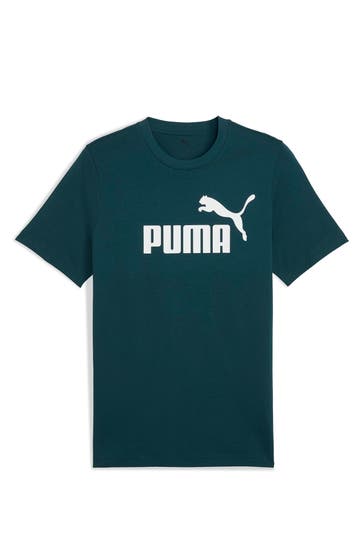 PUMA T-Shirt tannengrün