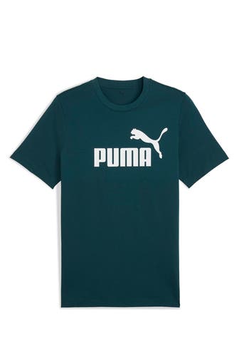 PUMA T-Shirt tannengrün