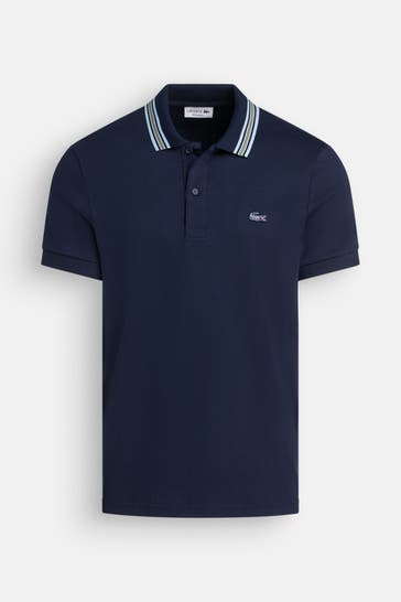 LACOSTE Polo-Shirt nachtblau