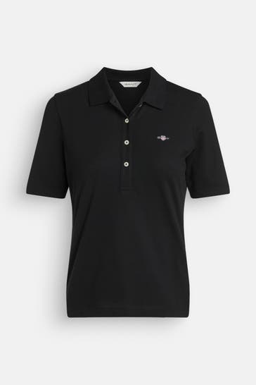 GANT Polo-Shirt schwarz