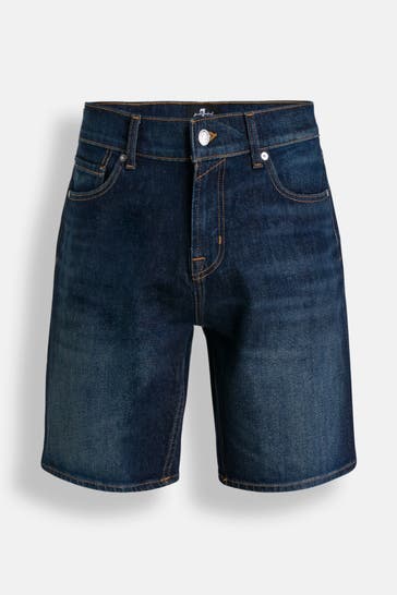 7 FOR ALL MANKIND Jeansshorts dunkelblau