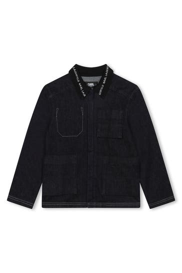 KARL LAGERFELD Jeansjacke dunkelblau
