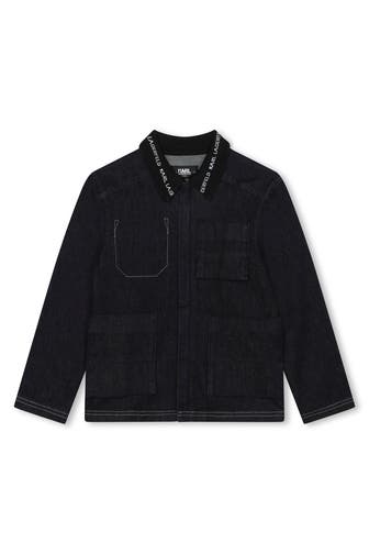 KARL LAGERFELD Jeansjacke dunkelblau