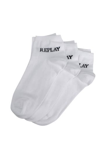 REPLAY 3er-Pack Socken weiß