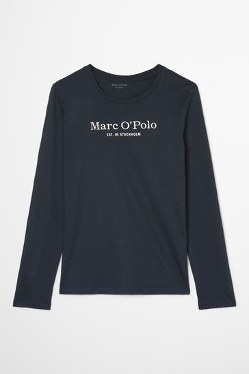 MARC O'POLO Longsleeve dunkelblau