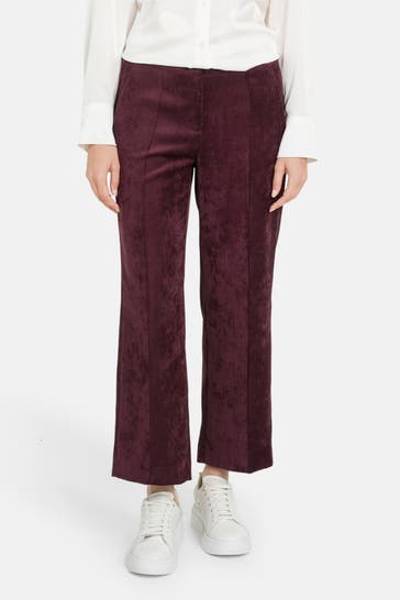 LUISA CERANO Cordhose bordeaux