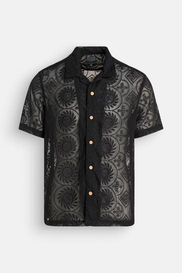 GUESS Kurzarmhemd Loose Fit