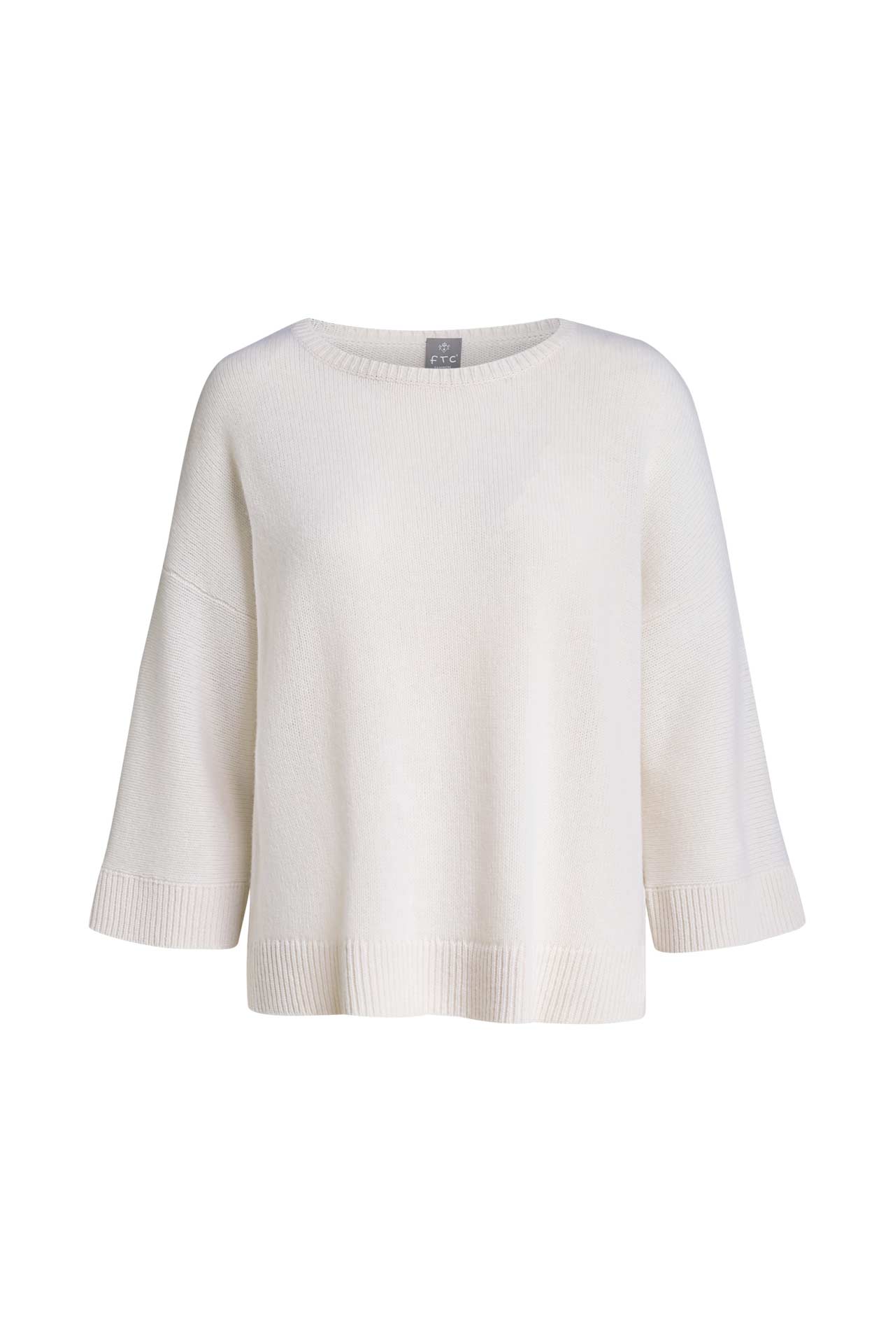 Cashmere-Pullover ecru - FTC CASHMERE » günstig online ...