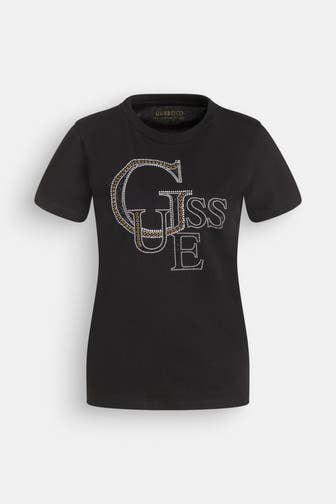 GUESS T-Shirt schwarz