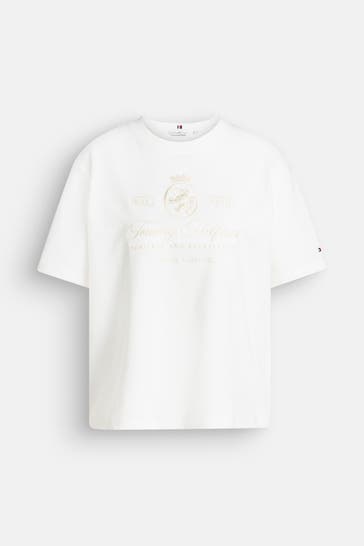 TOMMY HILFIGER T-Shirt weiß
