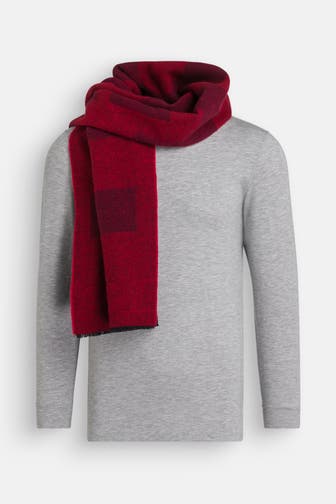 HUGO Unisex Schal rot