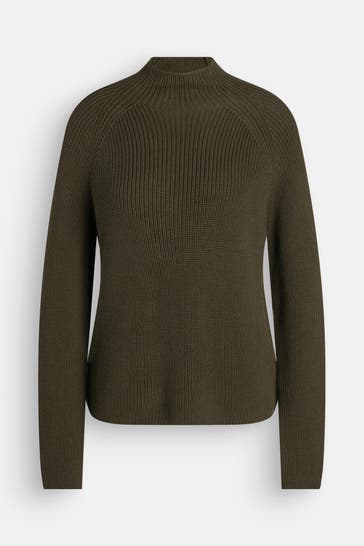 MARC O'POLO Strickpullover oliv