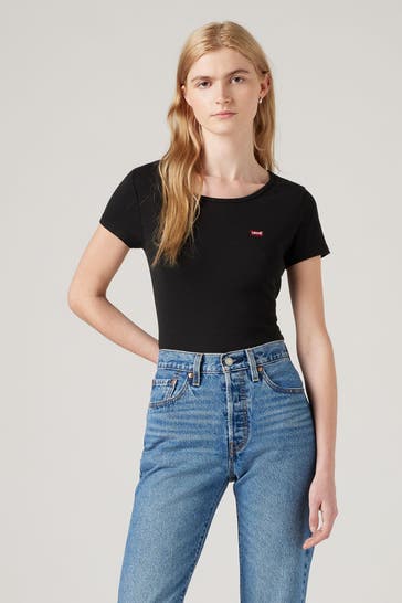 LEVI'S® 2-er Pack T-Shirt schwarz