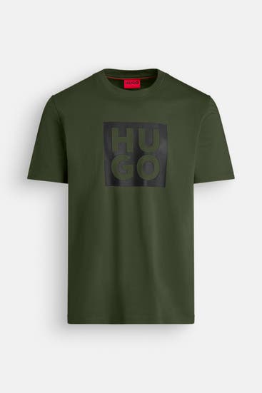 HUGO - T-Shirt dunkelgrün