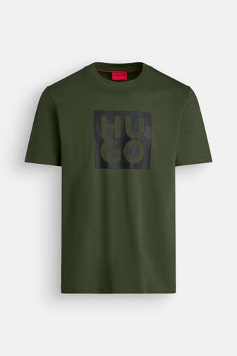 HUGO T-Shirt dunkelgrün