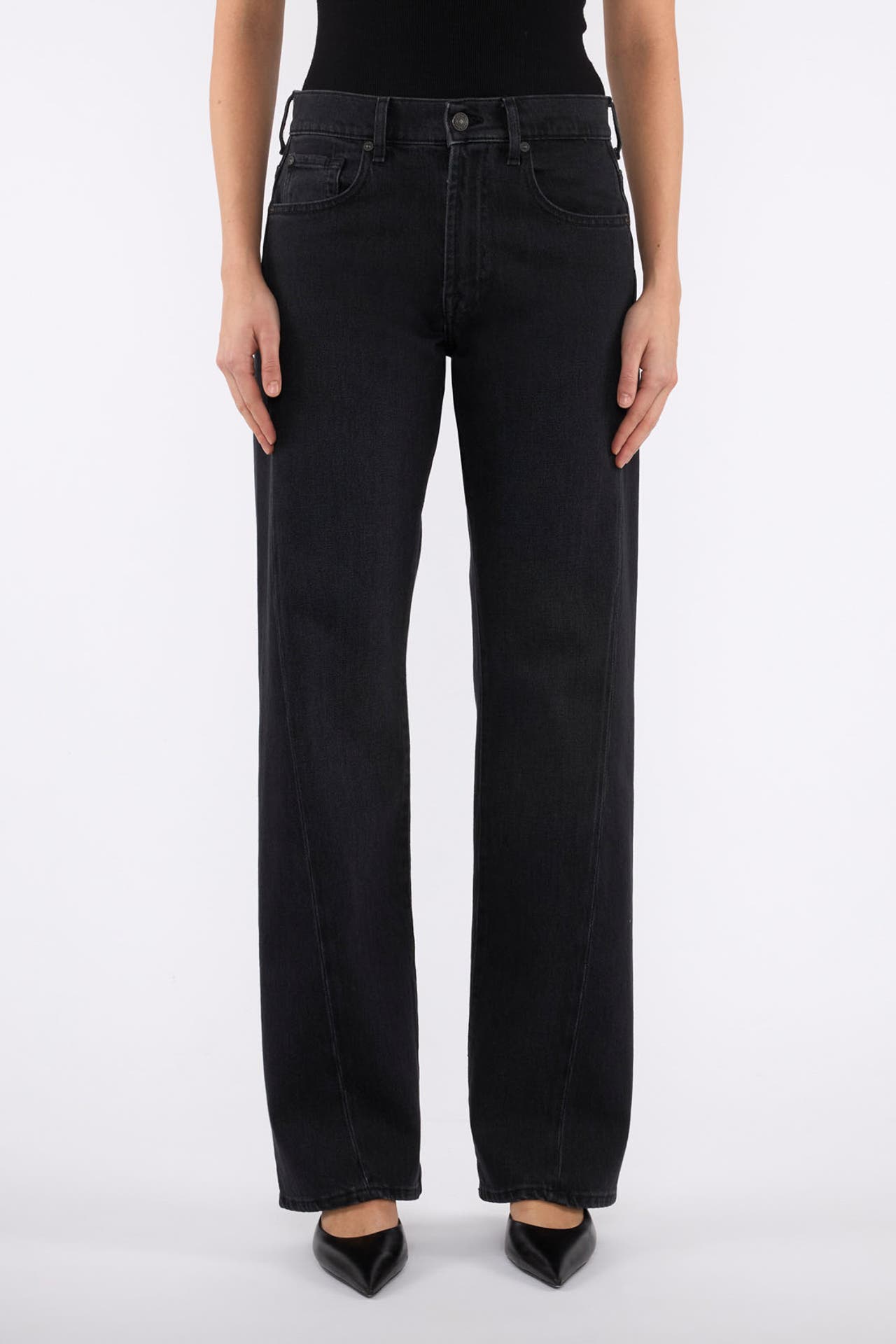 7 FOR ALL MANKIND Jeans 'Thunder Storm' wide, Bild 1