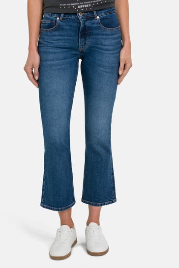 MARC O'POLO Jeans dunkelblau bootcut