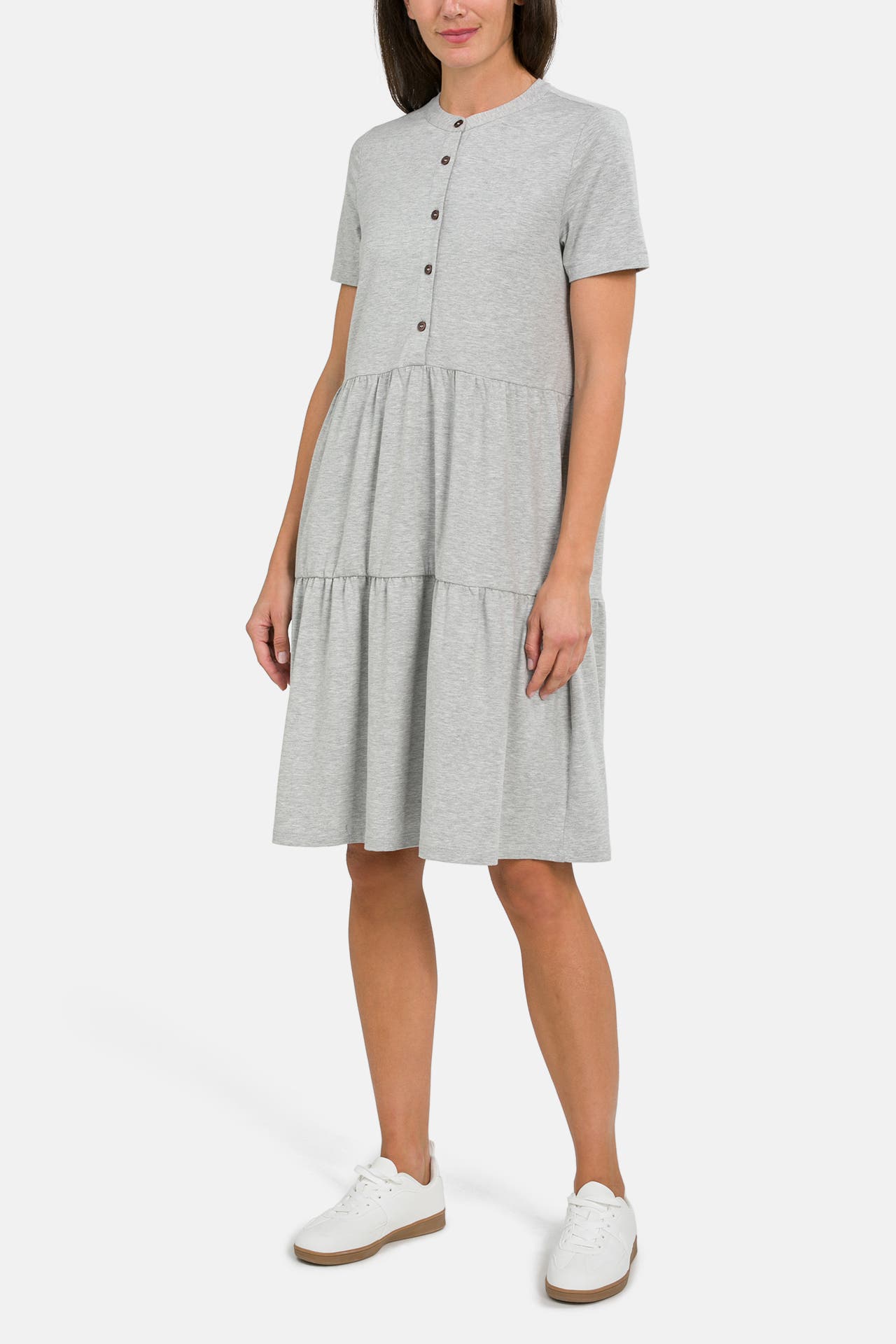 CARTOON Jerseykleid grau, Bild 1