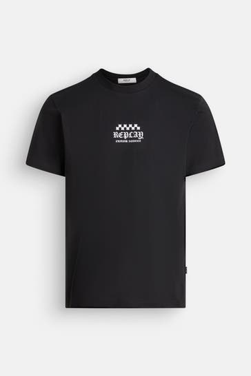 REPLAY T-Shirt schwarz