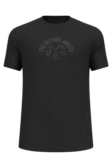 ODLO Funktionsshirt schwarz