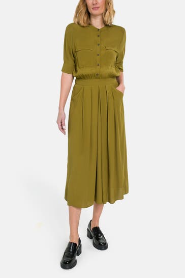 SCOTCH & SODA Midikleid khaki