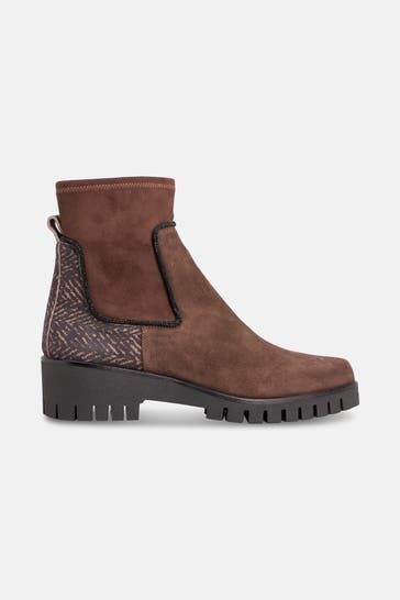 DONNA CAROLINA Stiefeletten 'Ray' braun