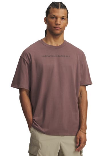 UNDER ARMOUR T-Shirt 'Running Shoe' taupe