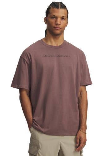 UNDER ARMOUR T-Shirt 'Running Shoe' taupe