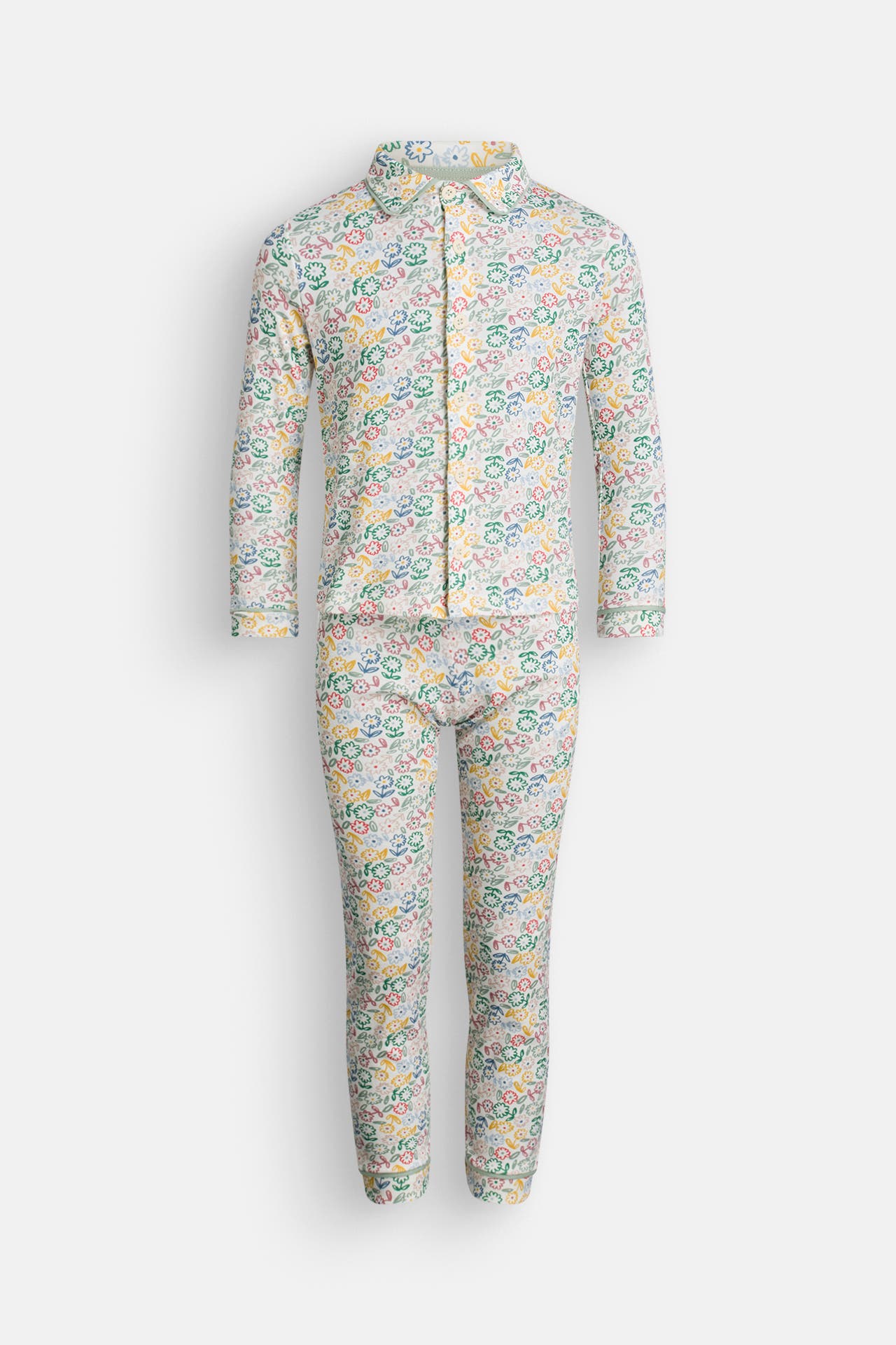 PETIT BATEAU Pyjama gemustert, Bild 1