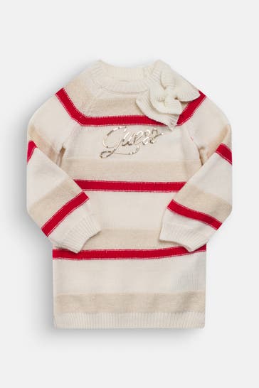 GUESS Strickkleid gestreift