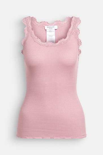 ROSEMUNDE Seidenmix-Top rosa