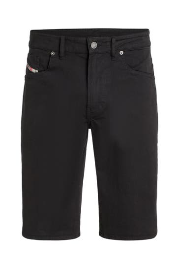 DIESEL Jeansshorts schwarz