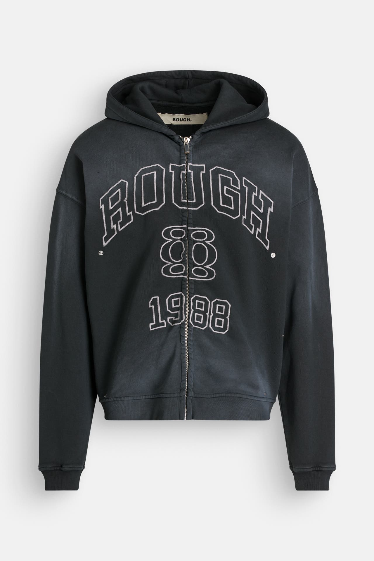 ROUGH. Sweatjacke dunkelgrau, Bild 1