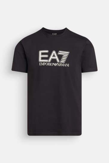 EA7 T-Shirt schwarz