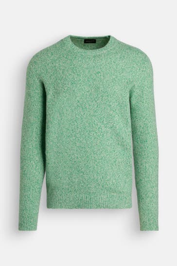 ROBERTO COLLINA Strickpullover grün