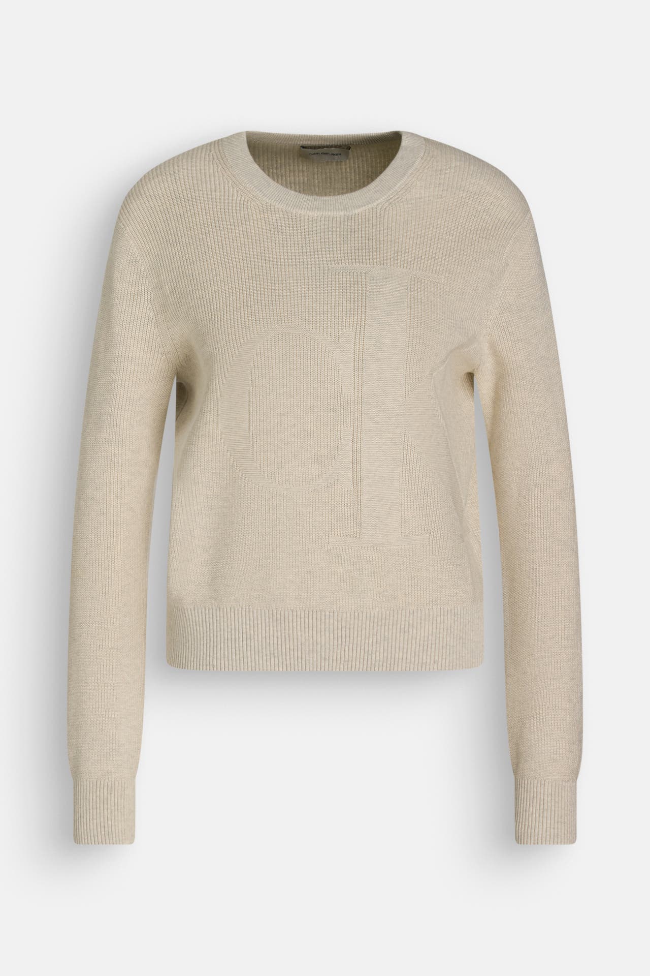 CALVIN KLEIN Strickpullover greige, Bild 1