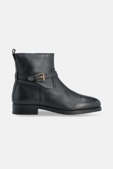 TOMMY HILFIGER Ankle Boots 'Clara' schwarz